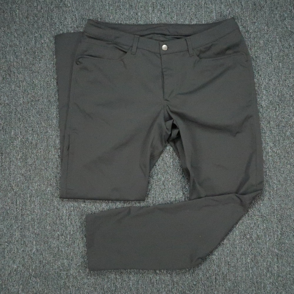 lululemon Pants Mens 36x32 Gray ABC Commuter Straight 5 Pocket Stretch Trouser
